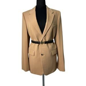 Bottega Veneta 2019 Beige Longline Blazer Sz.40